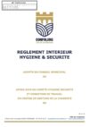 10 PJ Reglement interieur Hygiene et Securité Commune d